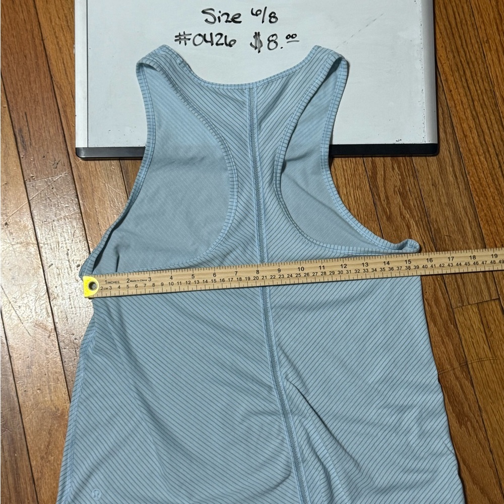 lululemon athletica Light Blue Tank Top